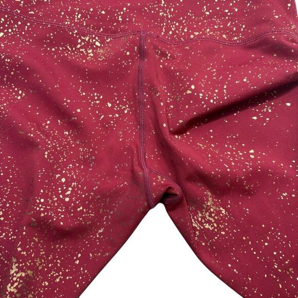 Zyia Active Red Stay Gold Light n Tight Hi-Rise 7/8 Leggings Size 4. - Picture 5 of 14